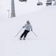 A skier at The Highlands