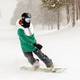 A snowboarder at The Highlands