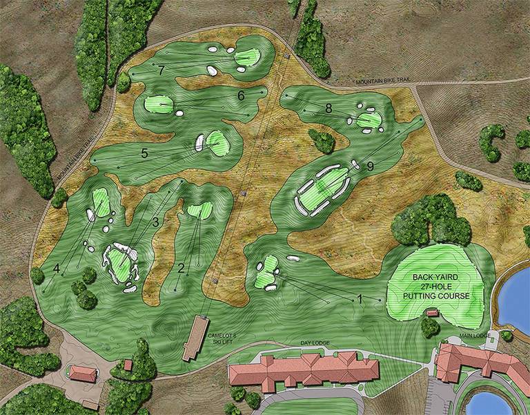 Doon Brae  Golf Course Map