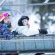 Two women on the chairlift at The Highlands