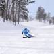 A skier at The Highlands